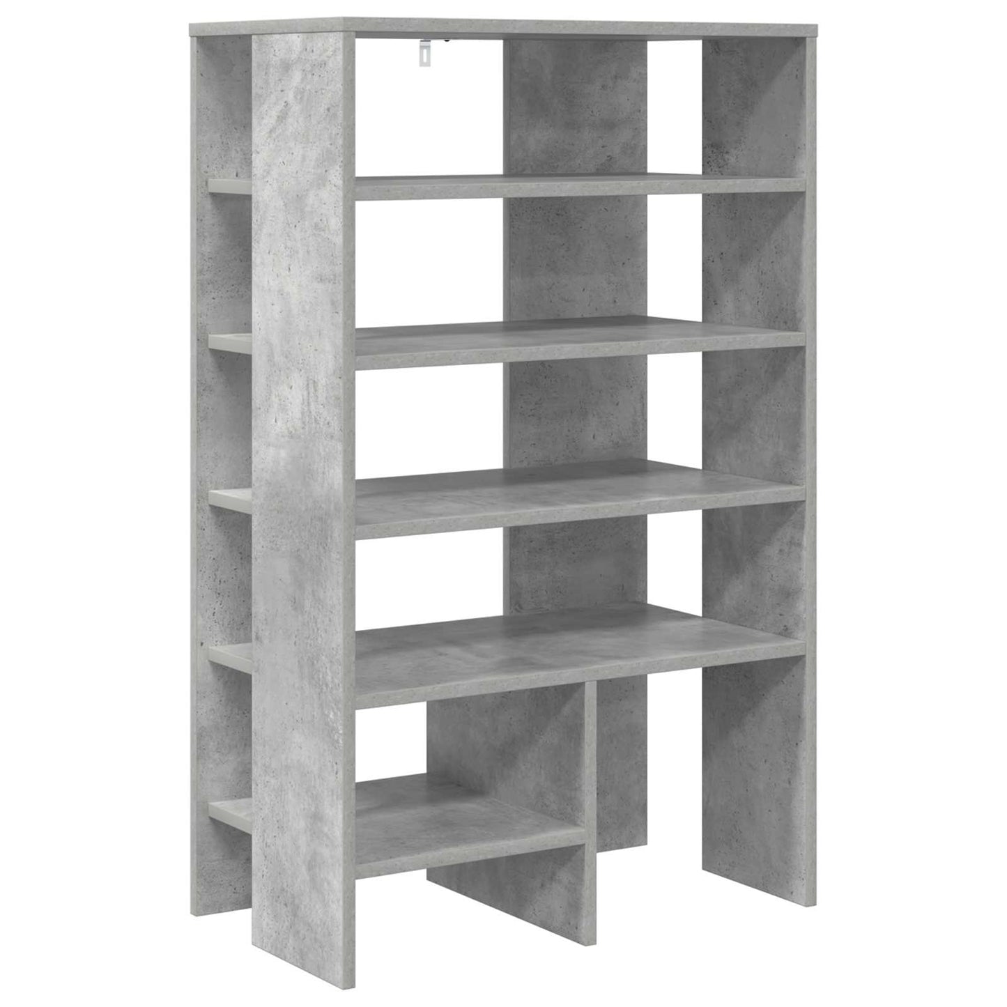 Shoe Cabinet with Shelf 2 pcs Concrete Grey Engineered Wood