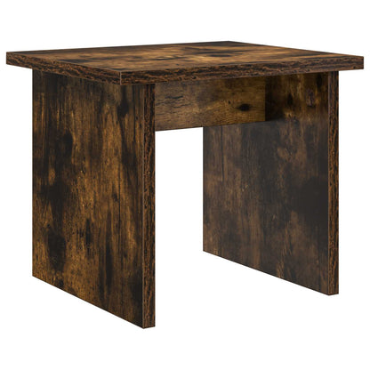 Shoe Cabinet with Shelf 2 pcs Smoked Oak Engineered Wood