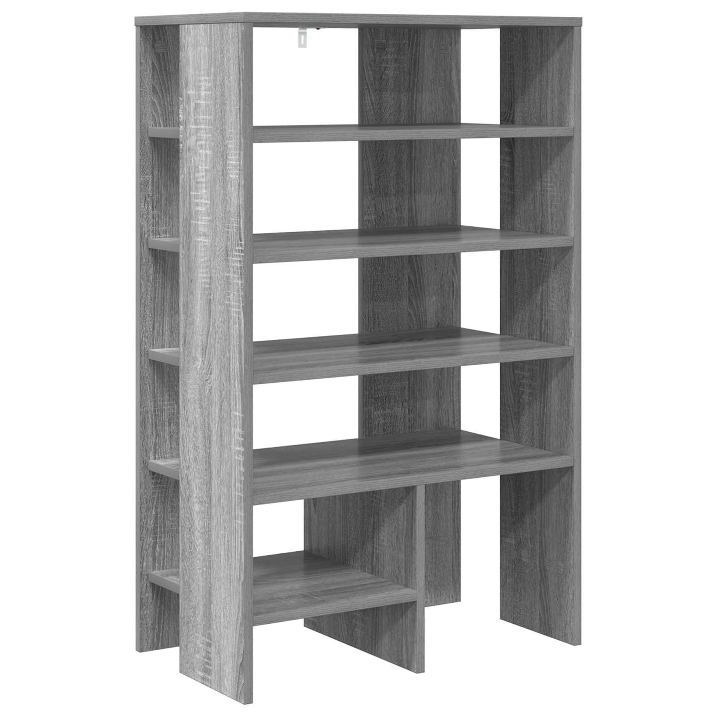 Shoe Cabinet with Shelf 2 pcs Grey Sonoma Engineered Wood