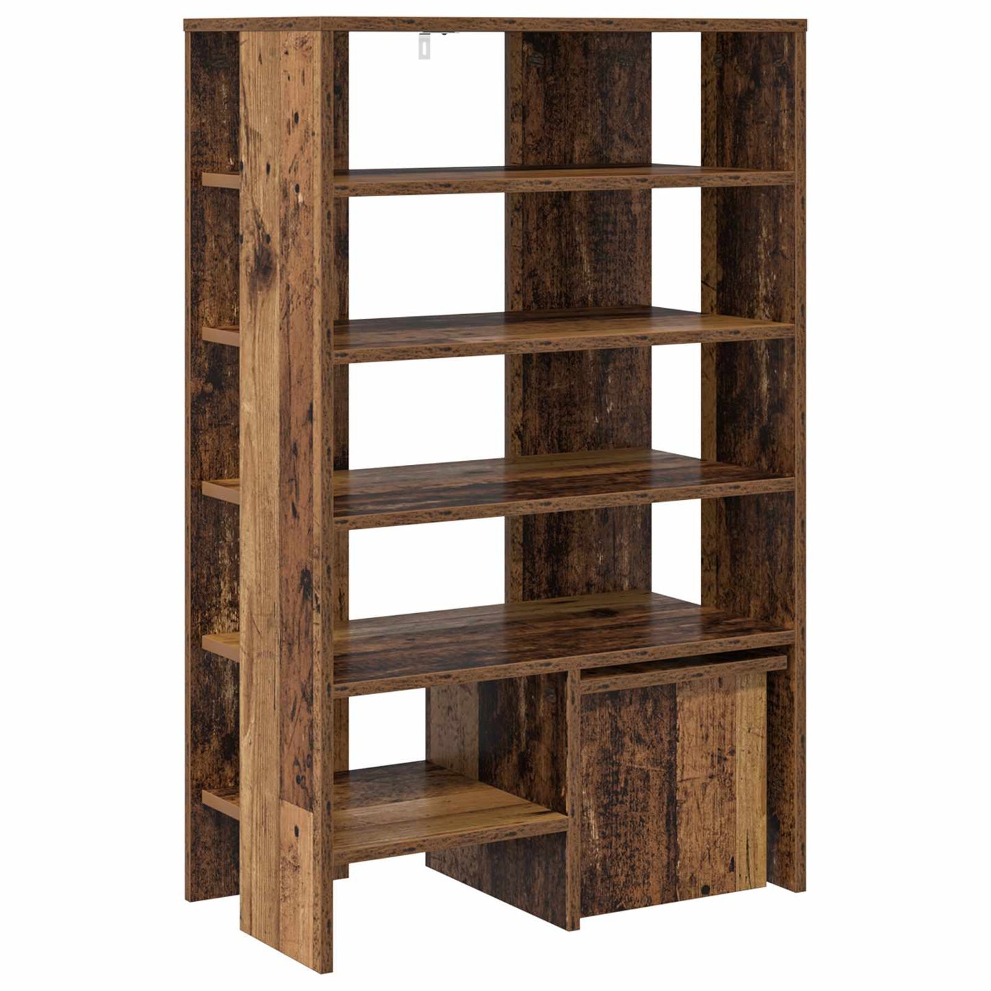 Shoe Cabinet with Shelf 2 pcs Old Wood Engineered Wood