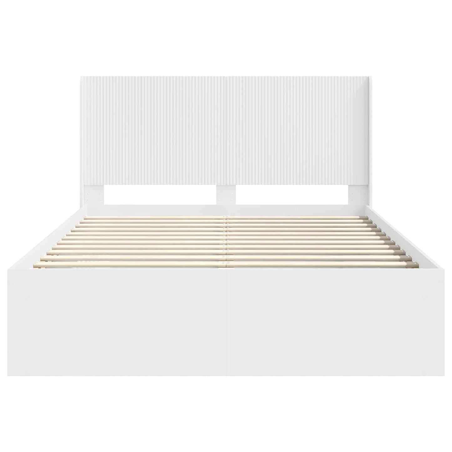 Bed Frame with Storage and Headboard 3 pcs Engineered Wood