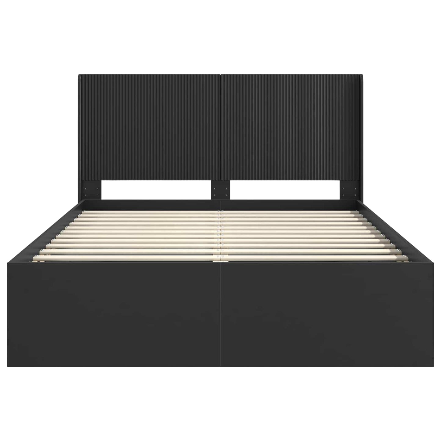 Bed Frame with Storage and Headboard 3 pcs Engineered Wood