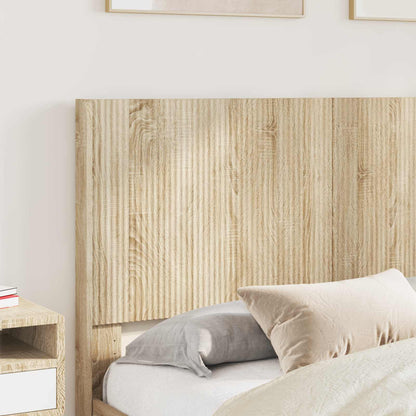 Bed Frame with Storage and Headboard 3 pcs Engineered Wood