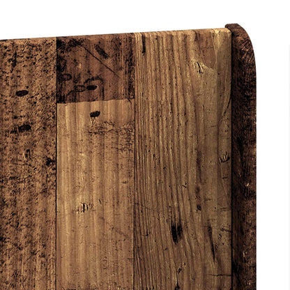 Bed Frame with Storage and Headboard Old wood Engineered Wood