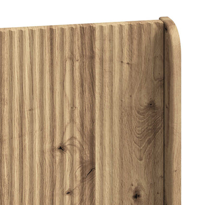 Bed Frame with Storage and Headboard Artisan Oak 100 x 200 cm