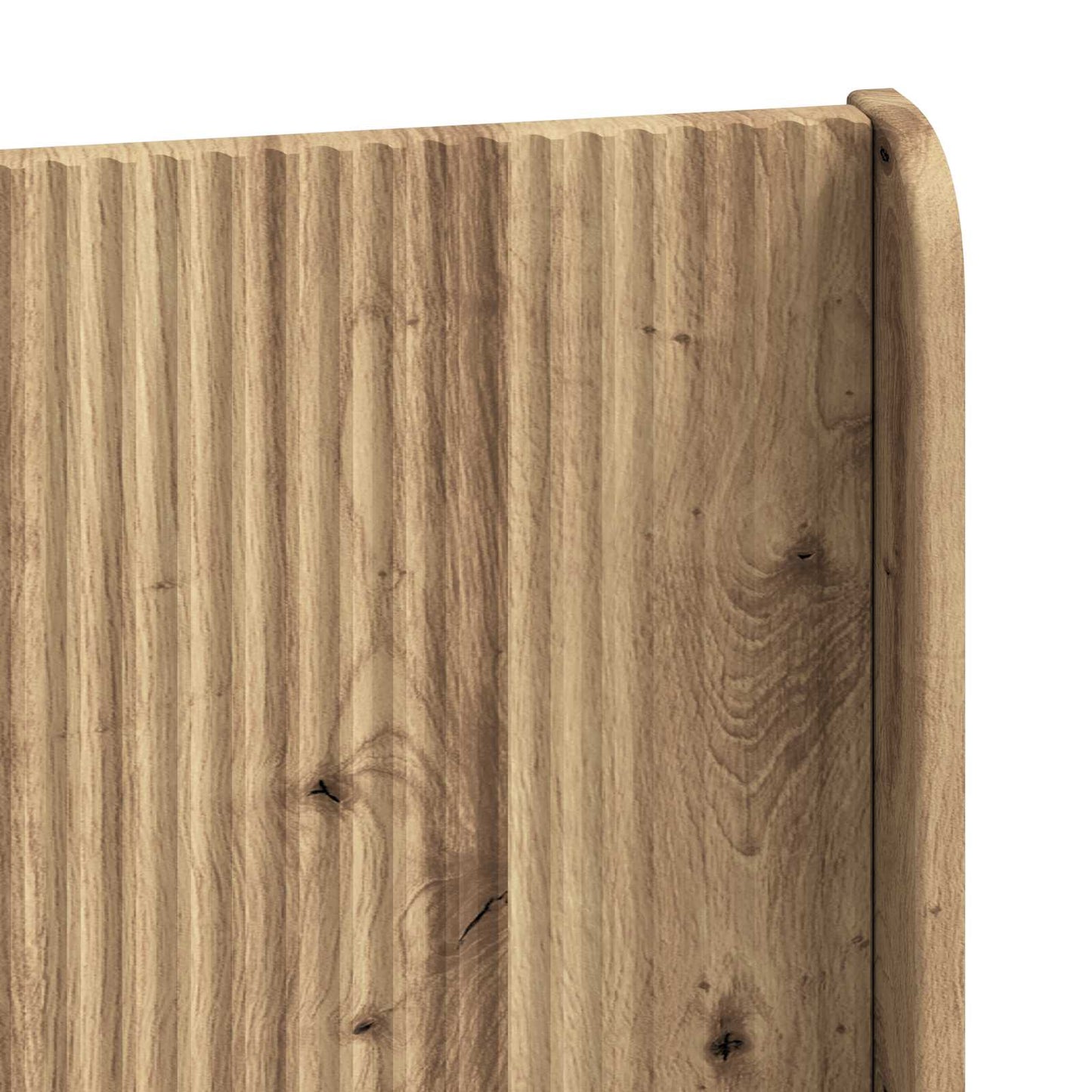 Bed Frame with Storage and Headboard Artisan Oak