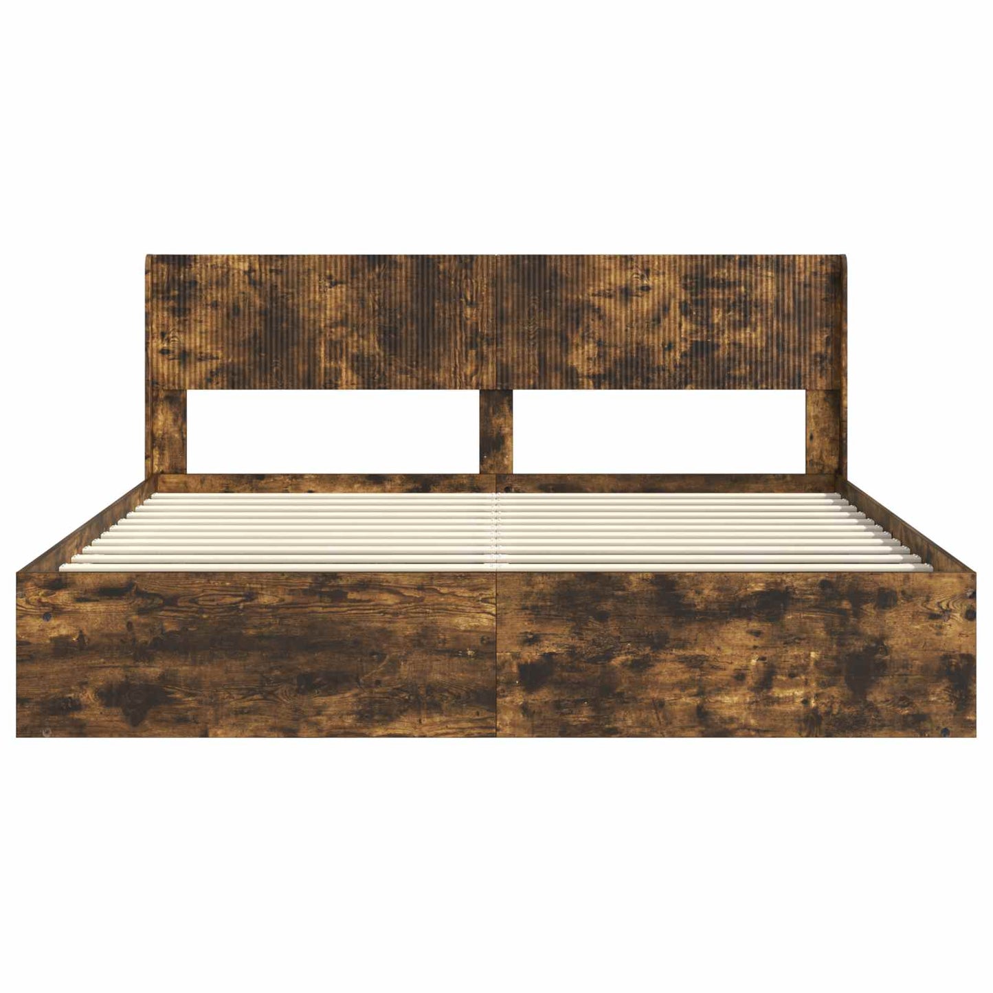 Bed Frame with Storage and Headboard 3 pcs Engineered Wood