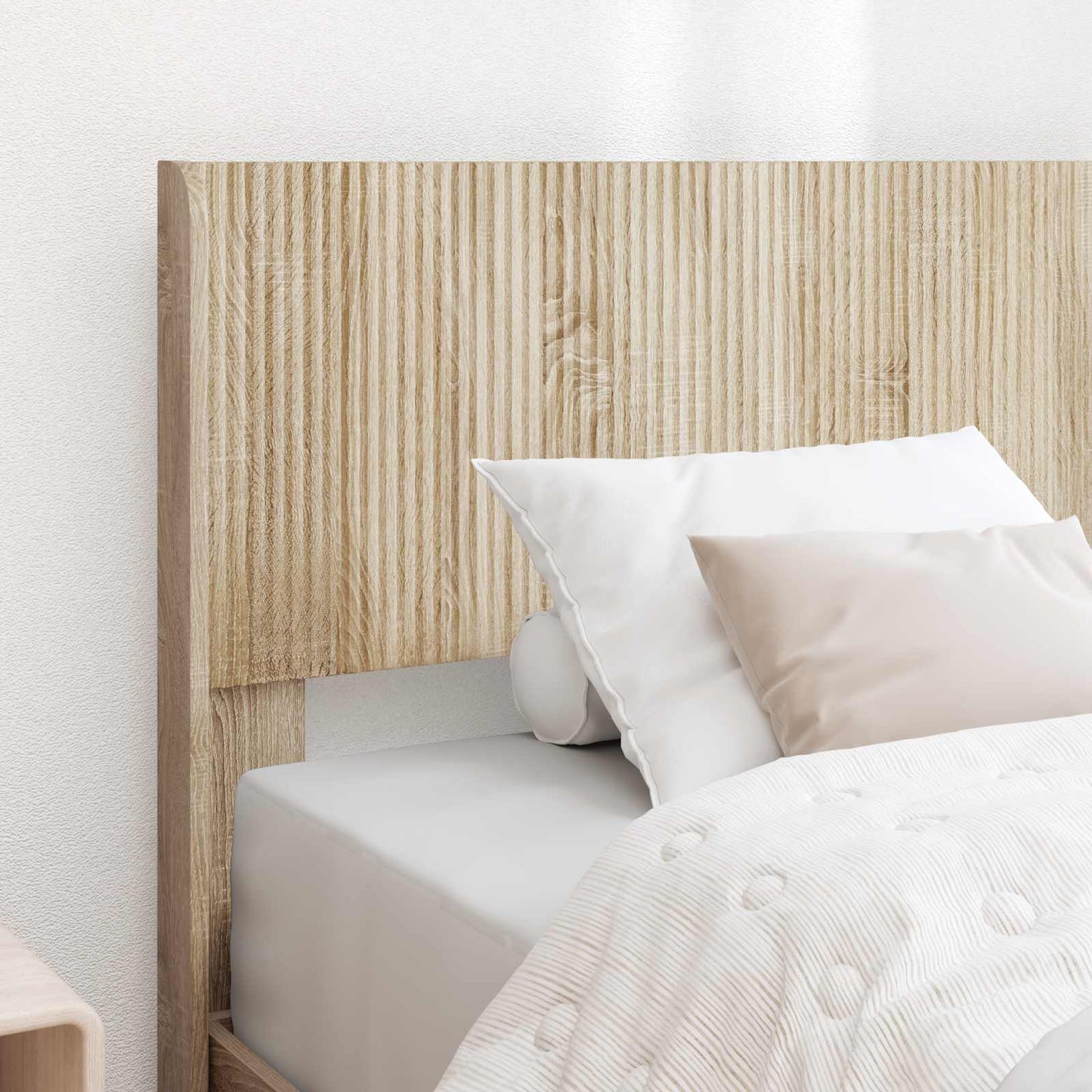 Bed Frame with Storage and Headboard Sonoma Oak 100 x 200 cm