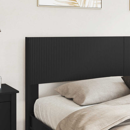 Bed Frame with Storage and Headboard 3 pcs Engineered Wood