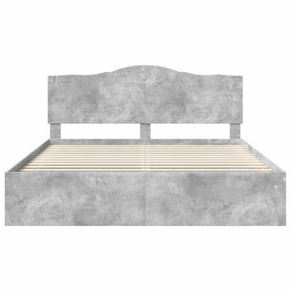 Bed Frame with Headboard Concerte 180 x 200 cm Solid Pine Wood