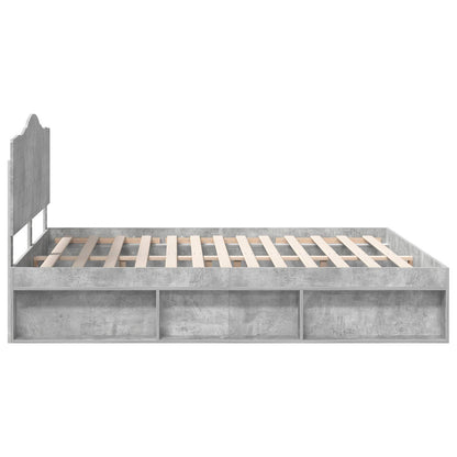 Bed Frame with Headboard Concerte 180 x 200 cm Solid Pine Wood