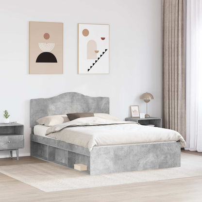 Bed Frame with Headboard Concerte 160 x 200 cm Solid Pine Wood