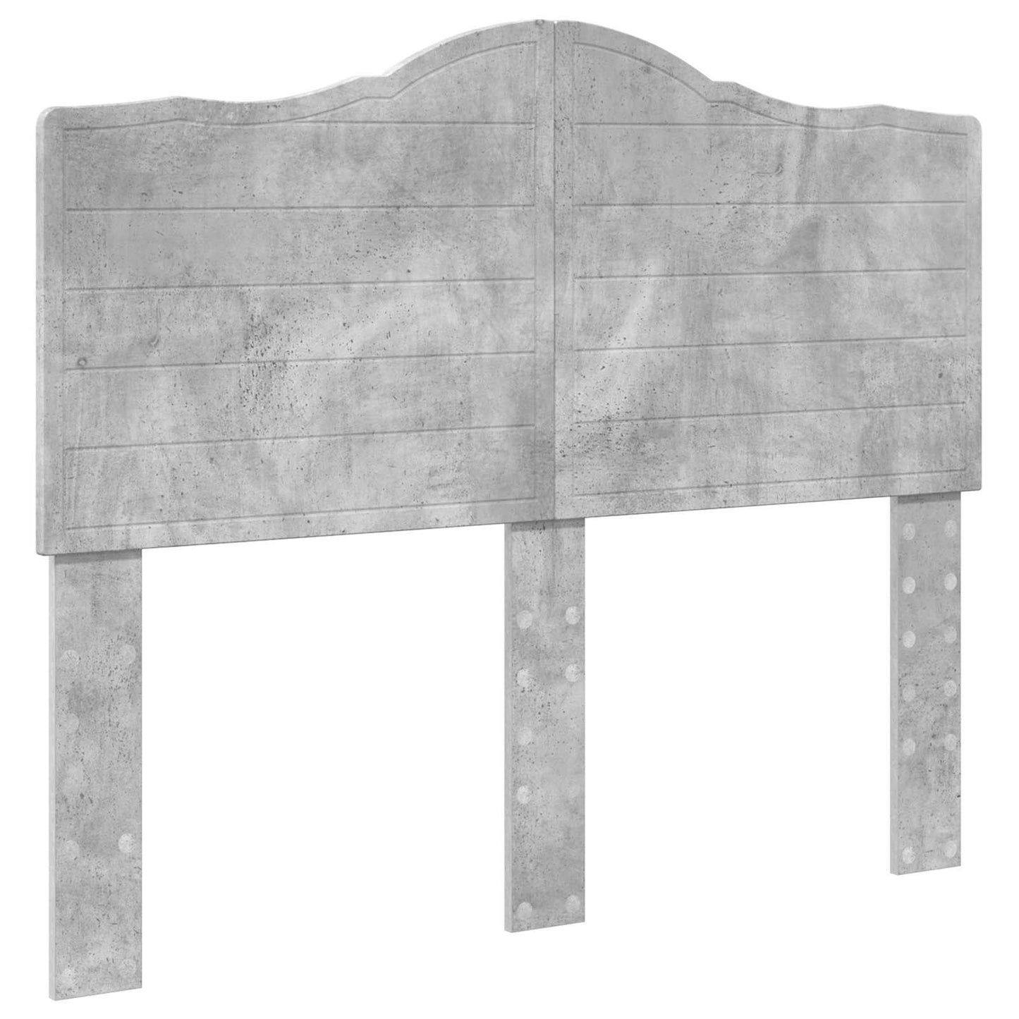 Bed Frame Concerte Grey 135 x 190 cm Solid Pine Wood