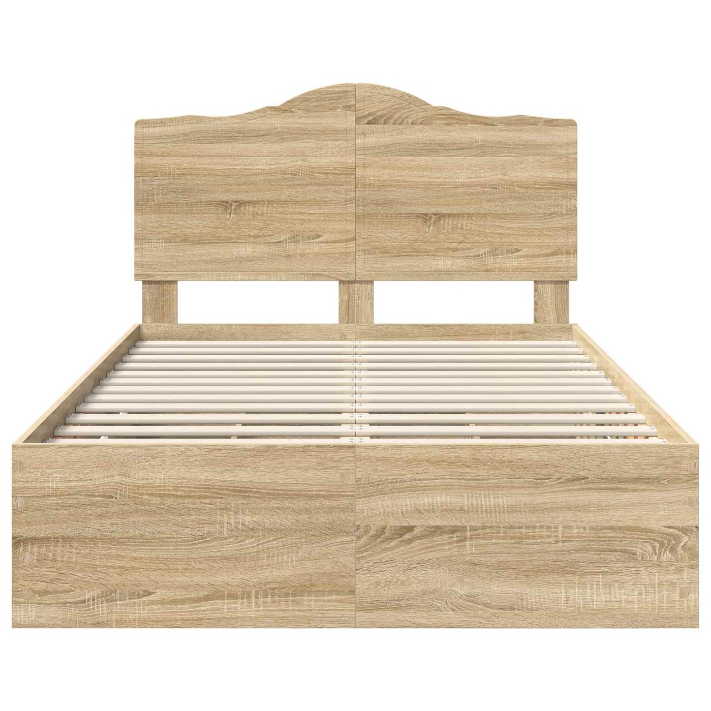 Bed Frame with Drawer Sonoma Oak 120 x 200 cm Engineer Wood
