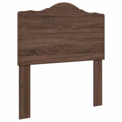 Bed Frame with Drawer Brown Oak 100 x 200 cm Engineer Wood