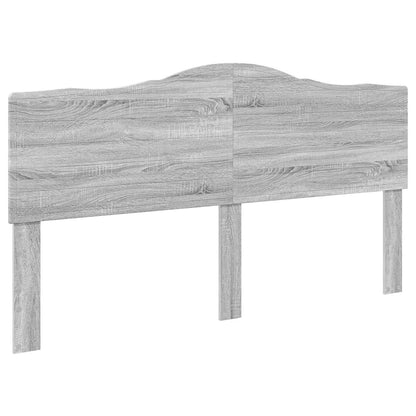 Storage Bed Grey Sonoma 200 x 200 cm Engineered Wood