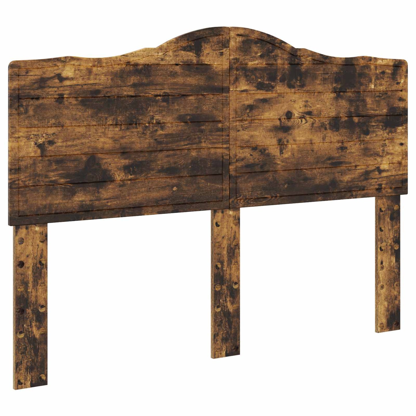 Storage Bed with Drawer Smoked Oak 160 x 200 cm Engineered Wood