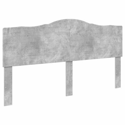 Bed Frame Concrete Grey 180 x 200 cm Engineered Wood