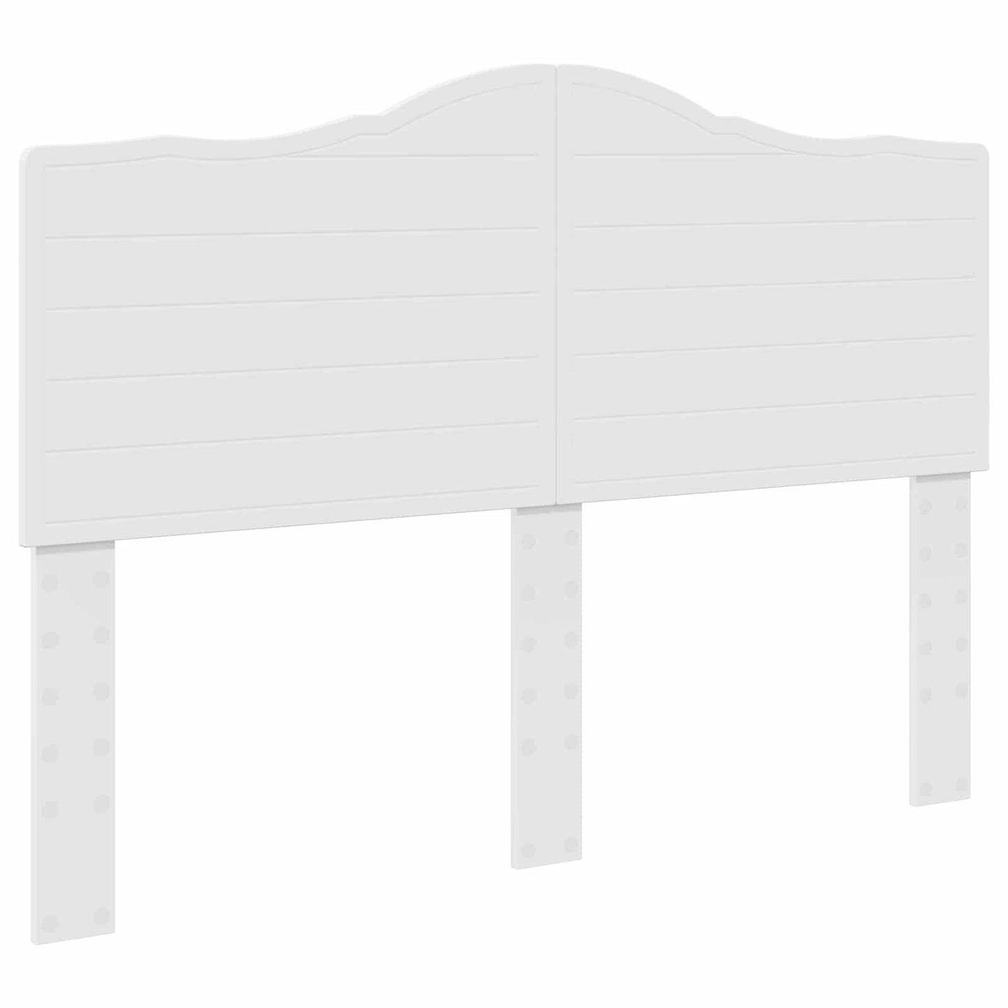 Bed Frame with Headboard White 160 x 200 cm Engineered Wood