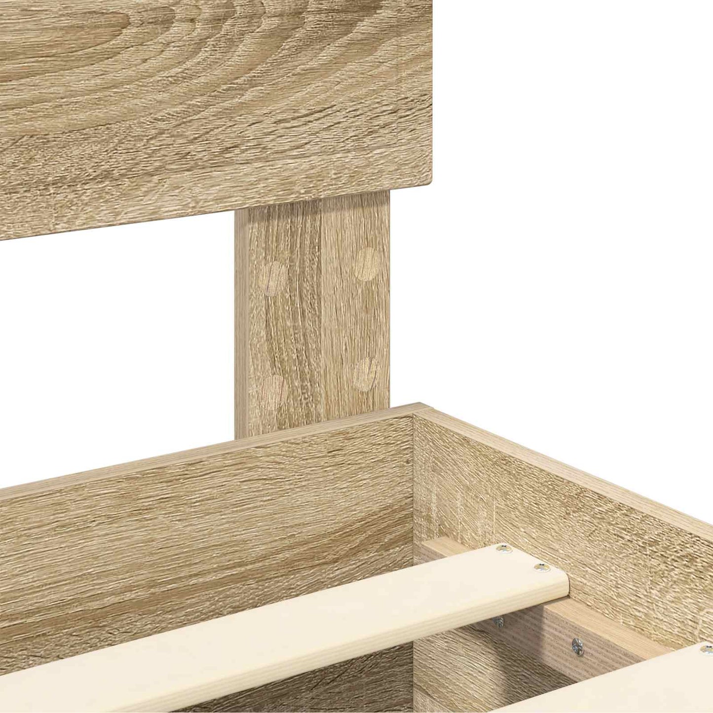 Bed Frame with Drawer Sonoma Oak 150 x 200 cm Engineered Wood