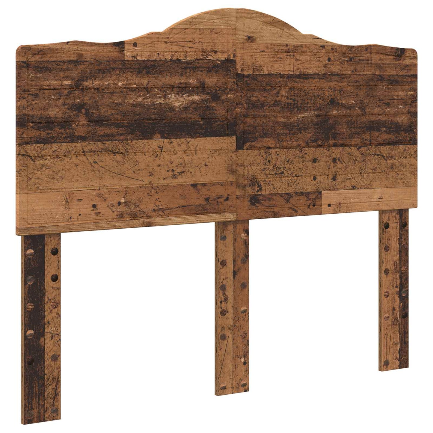 Bed Frame with Headboard Old Wood 120 x 190 cm Engineered Wood
