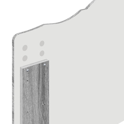 Bed Frame with Drawer Grey Sonoma 90 x 200 cm Engineered Wood