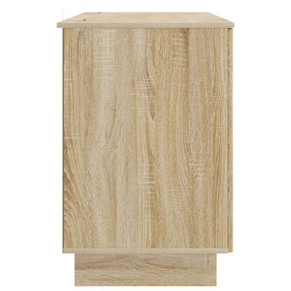 Desk Sonoma Oak Engineered Wood 142.5 x 50 x 75 cm