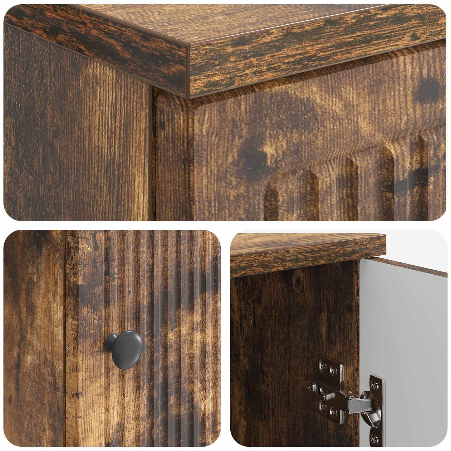 Desk Smoked Oak Engineered Wood 142.5 x 50 x 75 cm