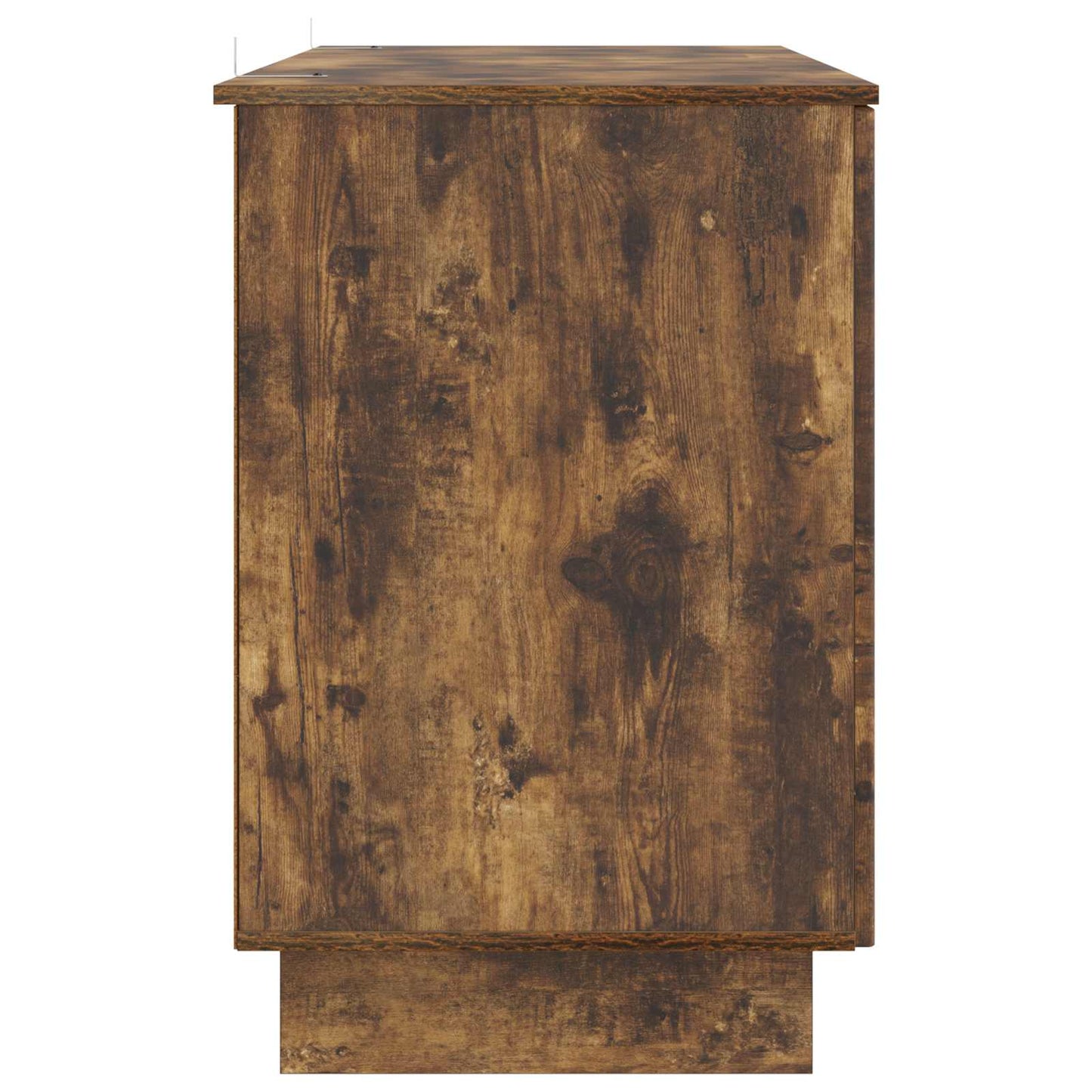 Desk Smoked Oak Engineered Wood 142.5 x 50 x 75 cm