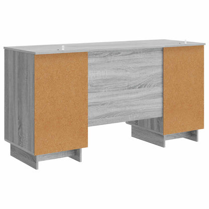 Desk Grey Sonoma Engineered Wood 142.5 x 50 x 75 cm