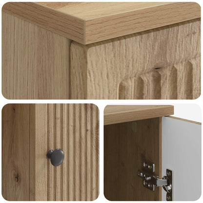 Desk Artisan Oak Engineered Wood 142.5 x 50 x 75 cm