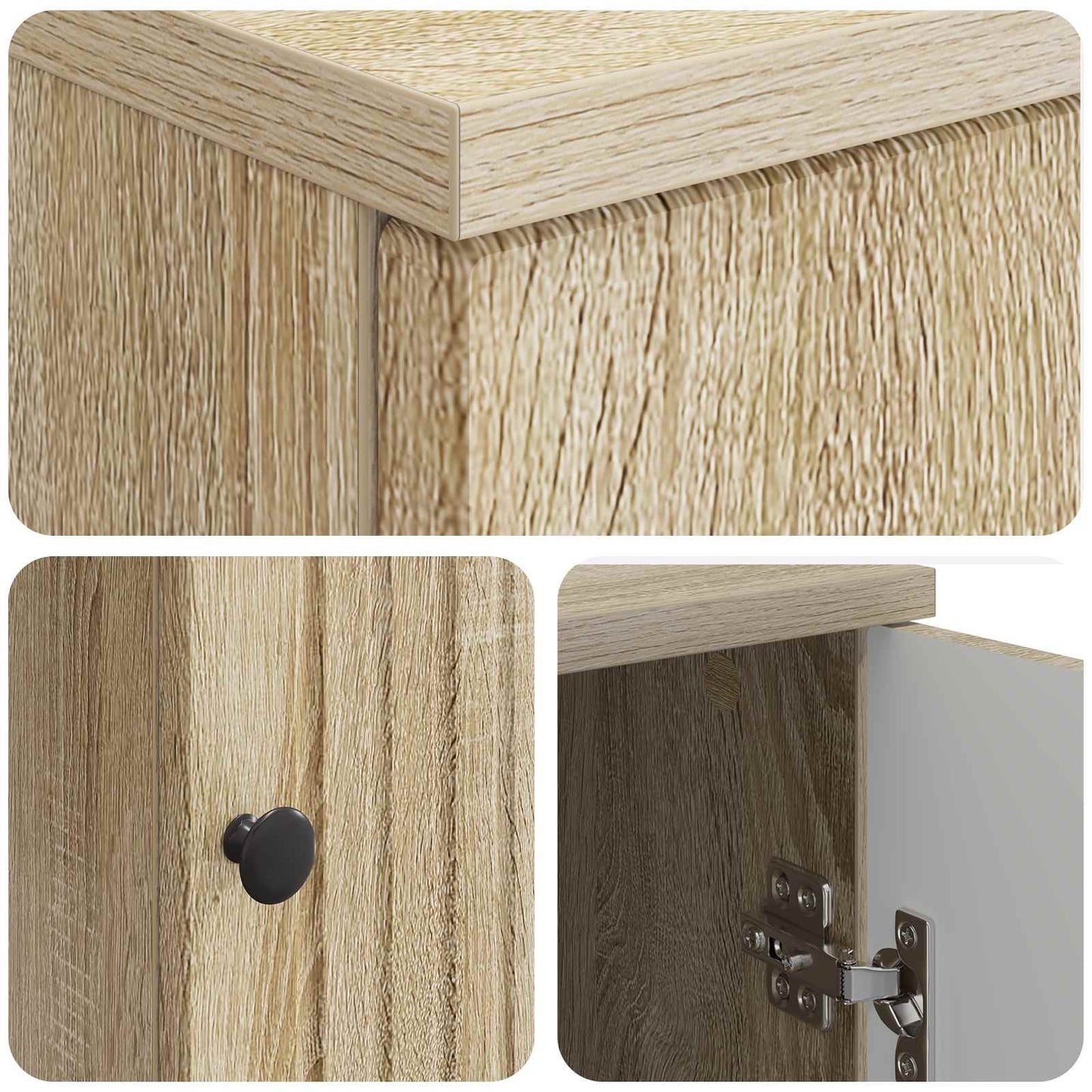 Desk with Shelf Sonoma 142.5 x 50 x 75 cm Engineered Wood