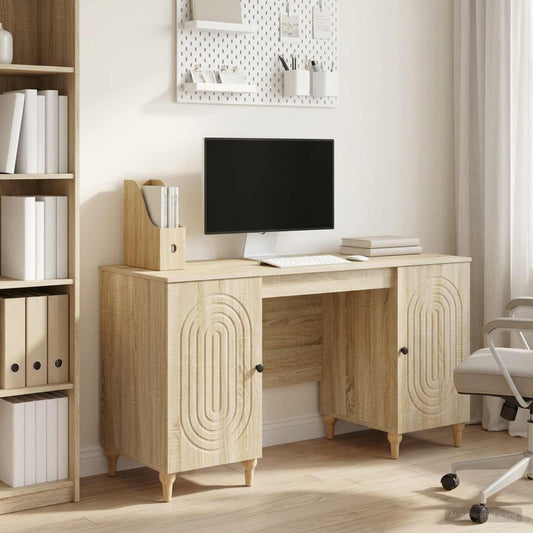 Desk Sonoma 142.5 x 50 x 75 cm Engineered Wood