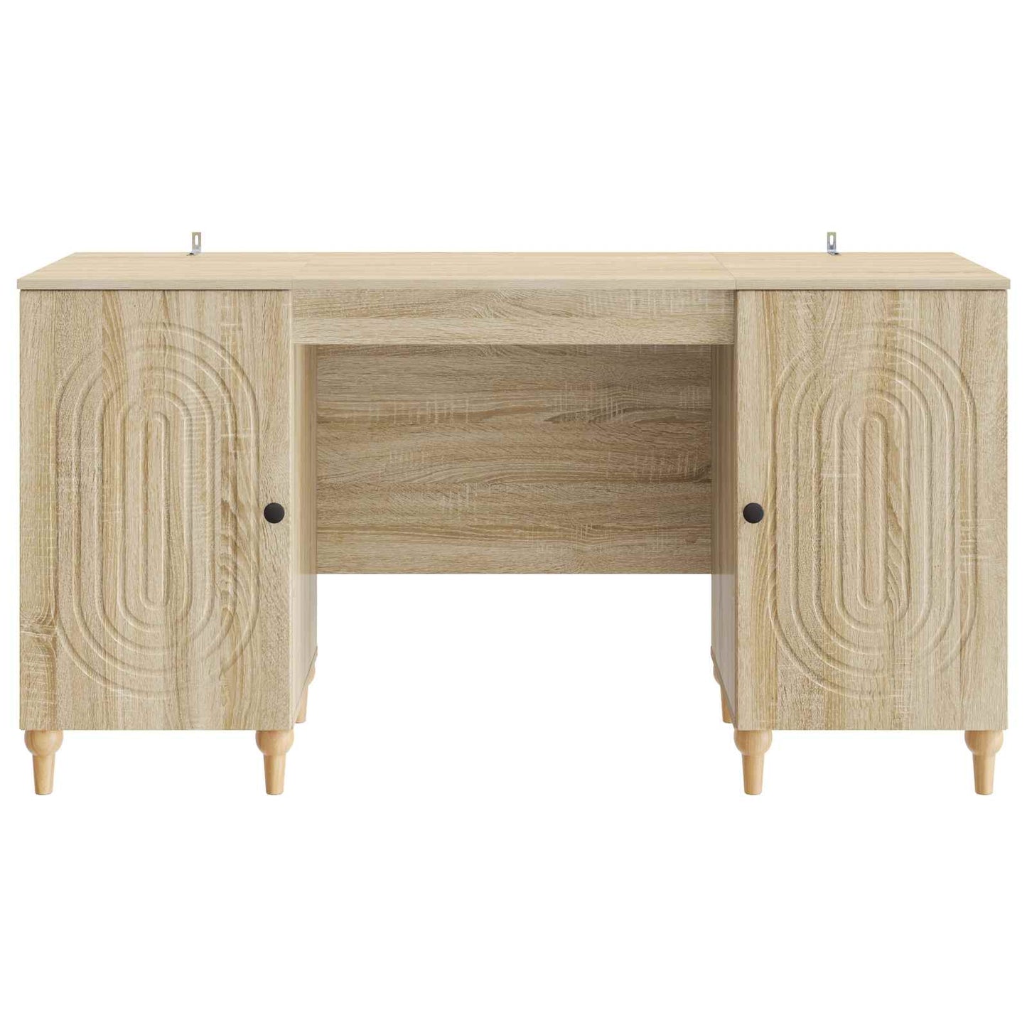 Desk with Shelf Sonoma 142.5 x 50 x 75 cm Engineered Wood