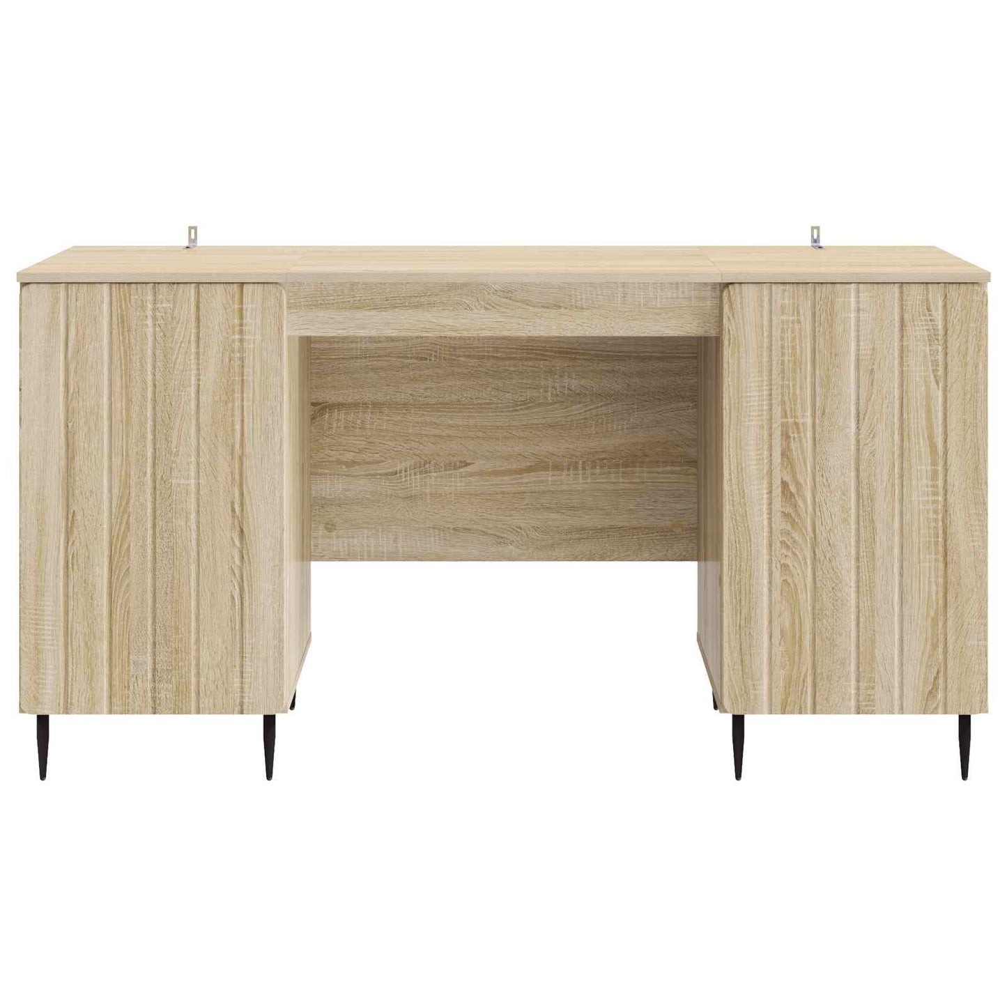 Desk with Shelf Sonoma Oak 142.5 x 50 x 75 cm Engineered Wood