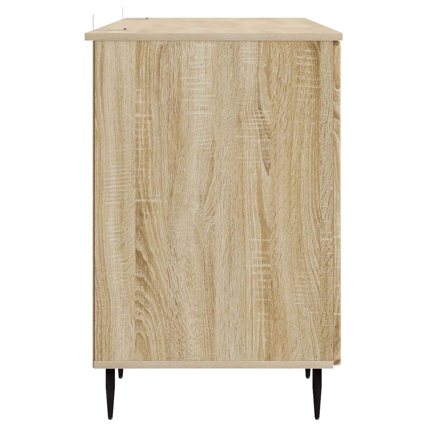 Desk with Shelf Sonoma Oak 142.5 x 50 x 75 cm Engineered Wood