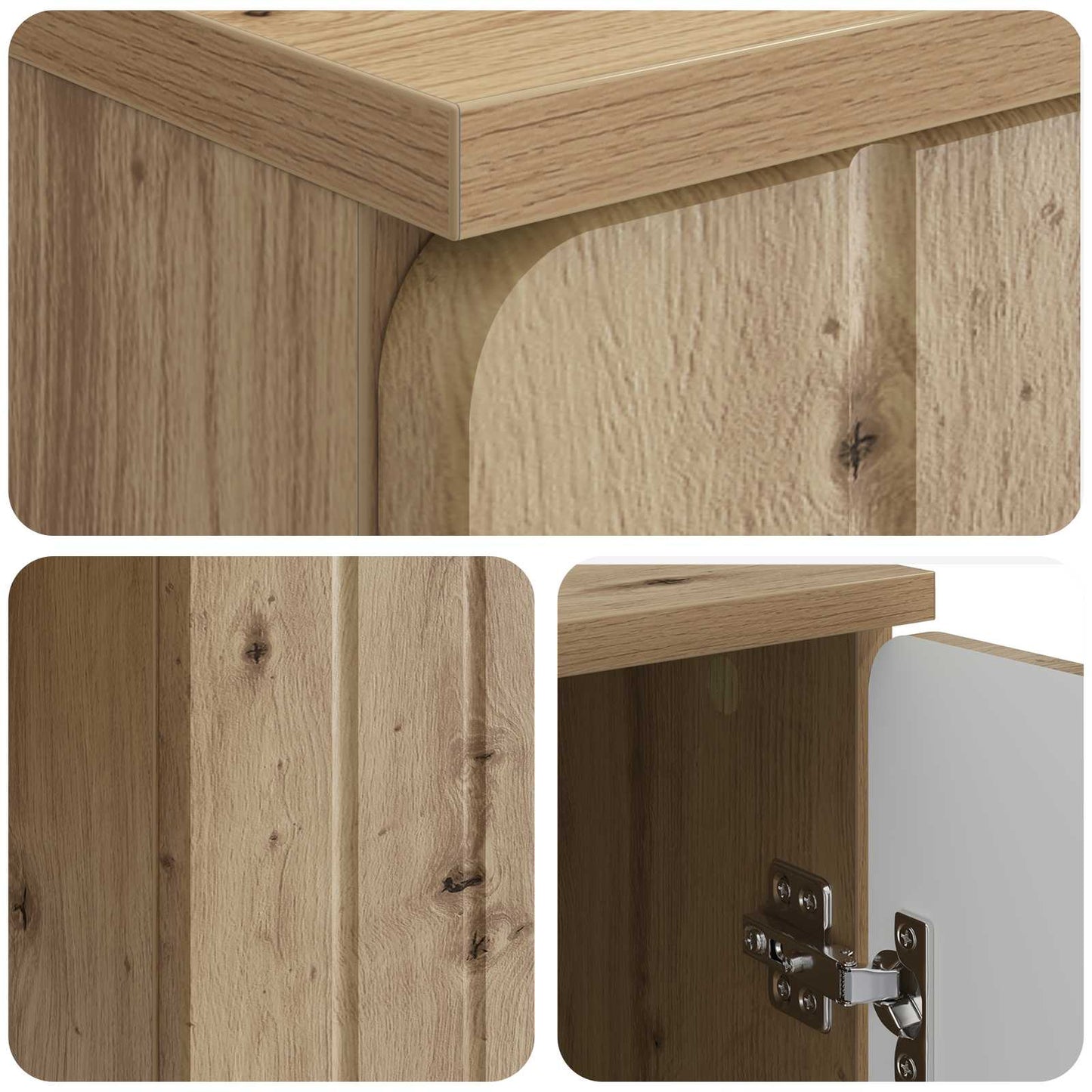 Desk with Shelf Artisan Oak 142.5 x 50 x 75 cm Engineered Wood