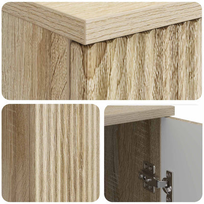 Desk with Shelf Sonoma Oak 142.5 x 50 x 75 cm Engineered Wood
