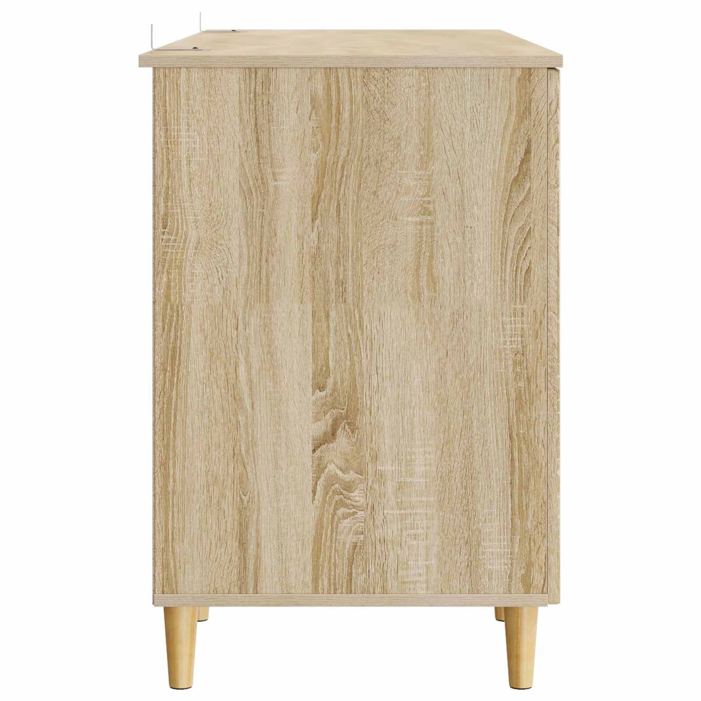 Desk with Shelf Sonoma Oak 142.5 x 50 x 75 cm Engineered Wood