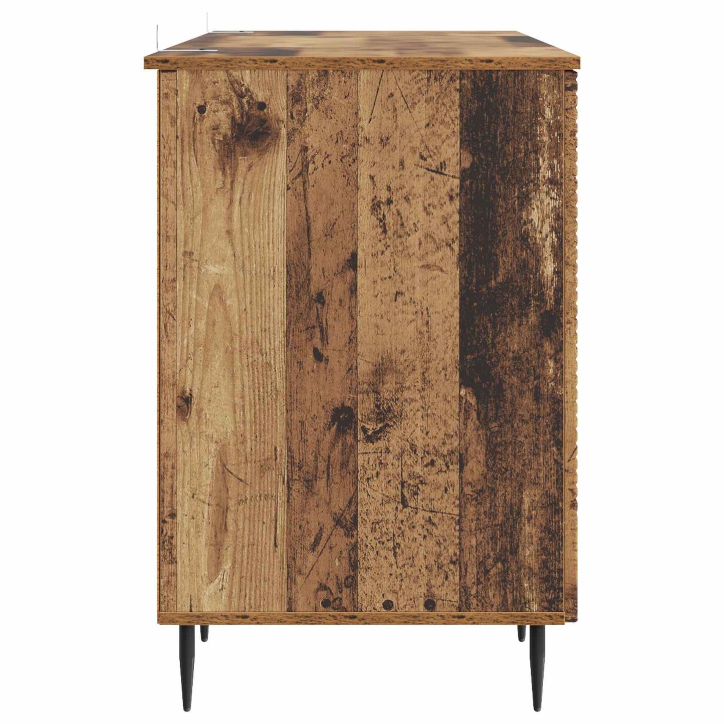 Desk with Shelf Old Wood 142.5 x 50 x 75 cm Engineered Wood