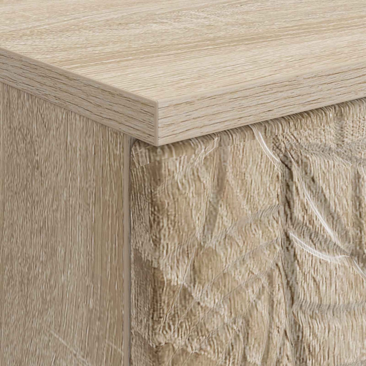 Desk Sonoma Oak Engineered Wood 142.5 x 50 x 75 cm
