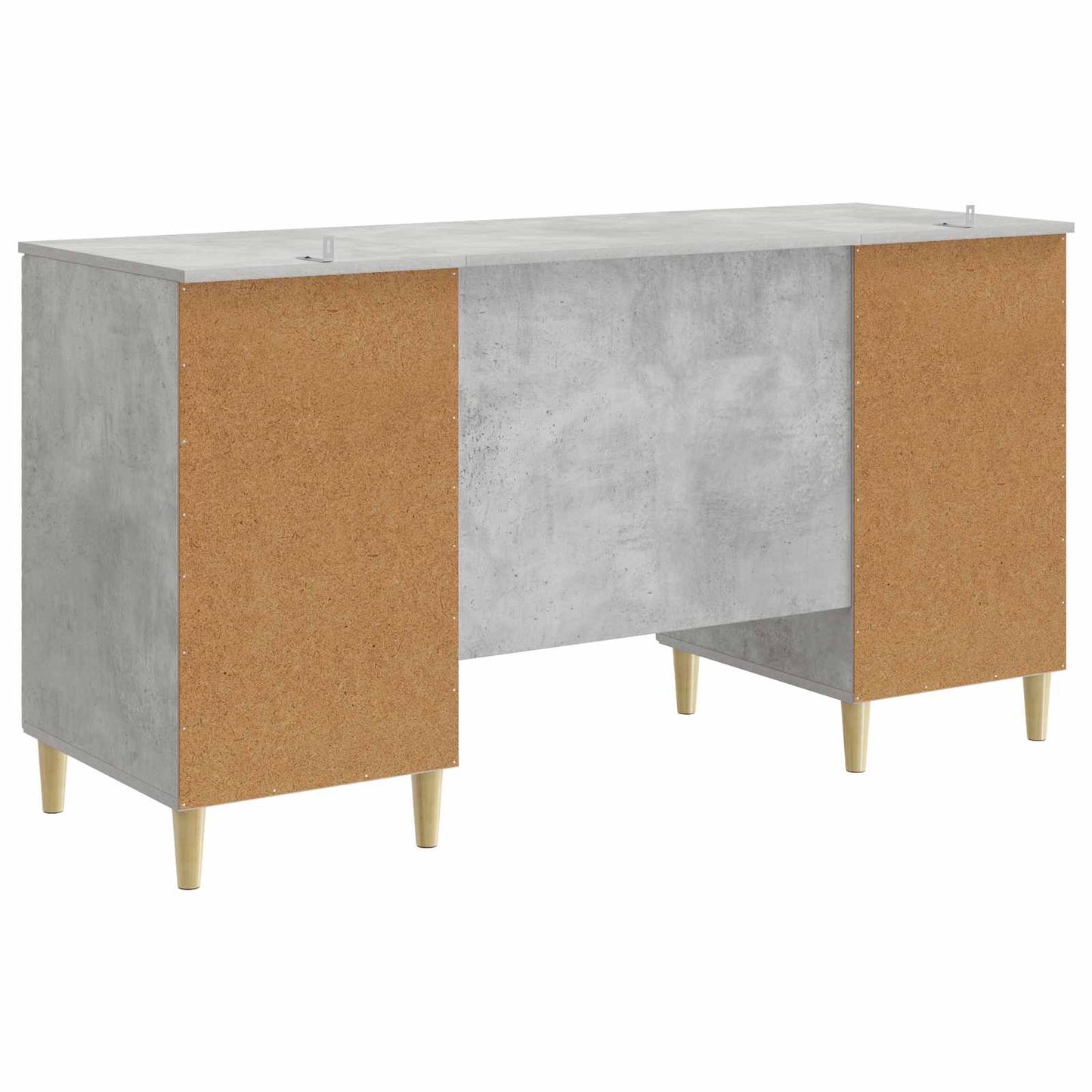 Desk Concrete Grey Engineered Wood 142.5 x 50 x 75 cm