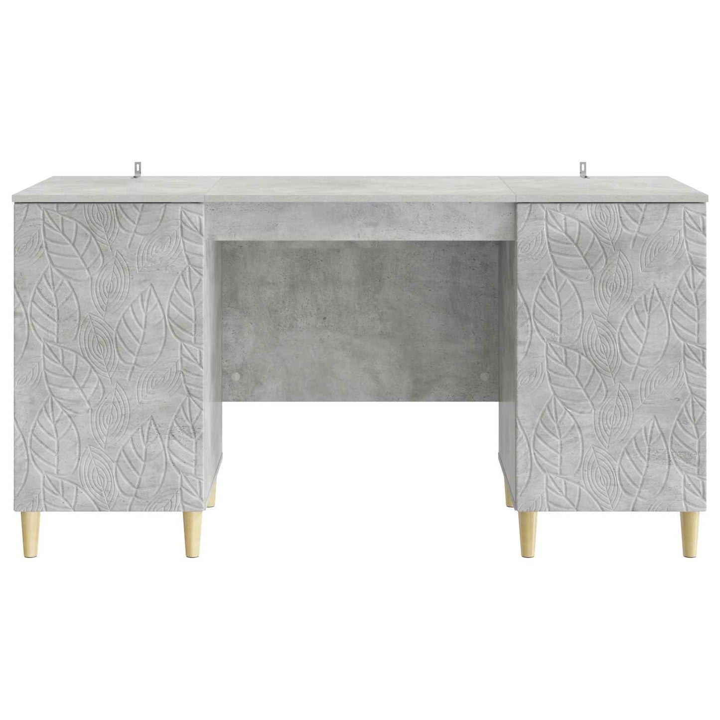 Desk Concrete Grey Engineered Wood 142.5 x 50 x 75 cm
