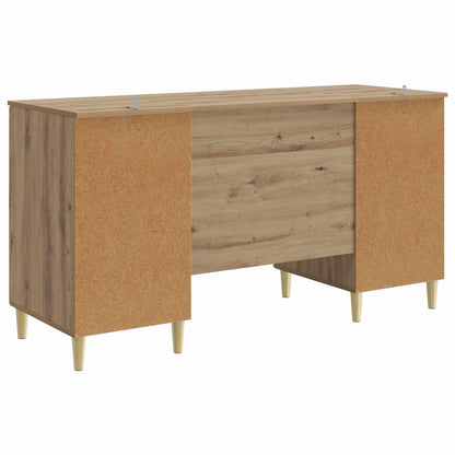 Desk Artisan Oak Engineered Wood 142.5 x 50 x 75 cm