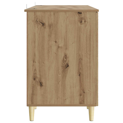 Desk Artisan Oak Engineered Wood 142.5 x 50 x 75 cm