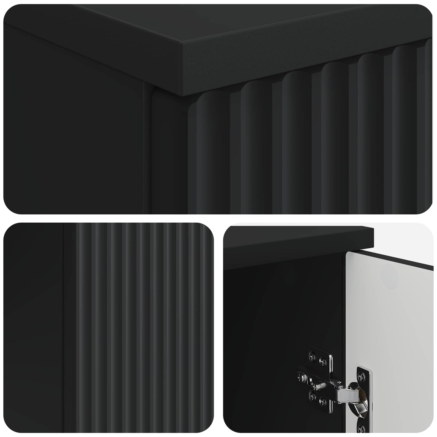 Desk with Shelf Black 142.5 x 50 x 75 cm Engineered Wood