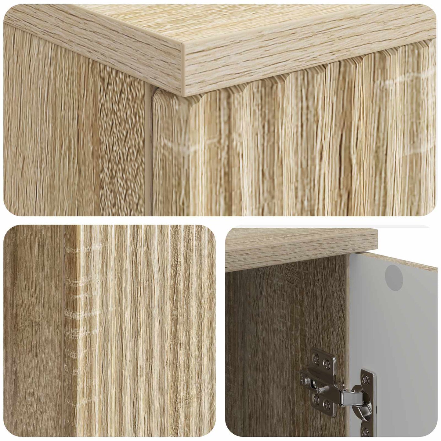 Desk with Shelf Sonoma Oak 142.5 x 50 x 75 cm Engineered Wood