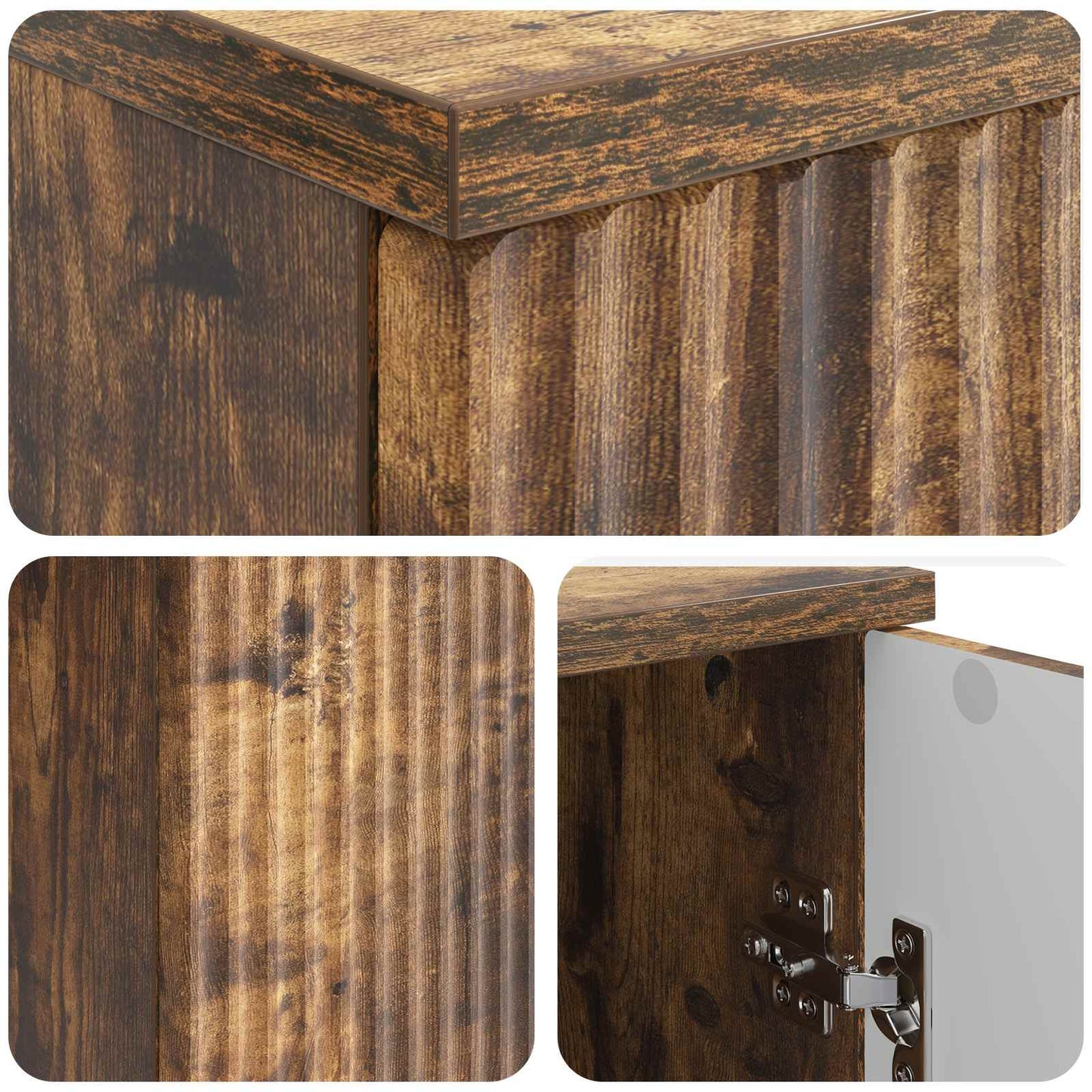 Desk with Shelf Smoked Oak 142.5 x 50 x 75 cm Engineered Wood