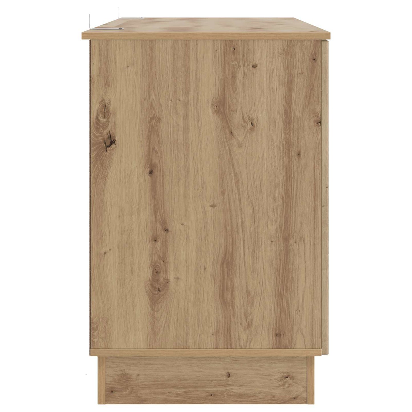 Desk with Shelf Artisan Oak 142.5 x 50 x 75 cm Engineered Wood