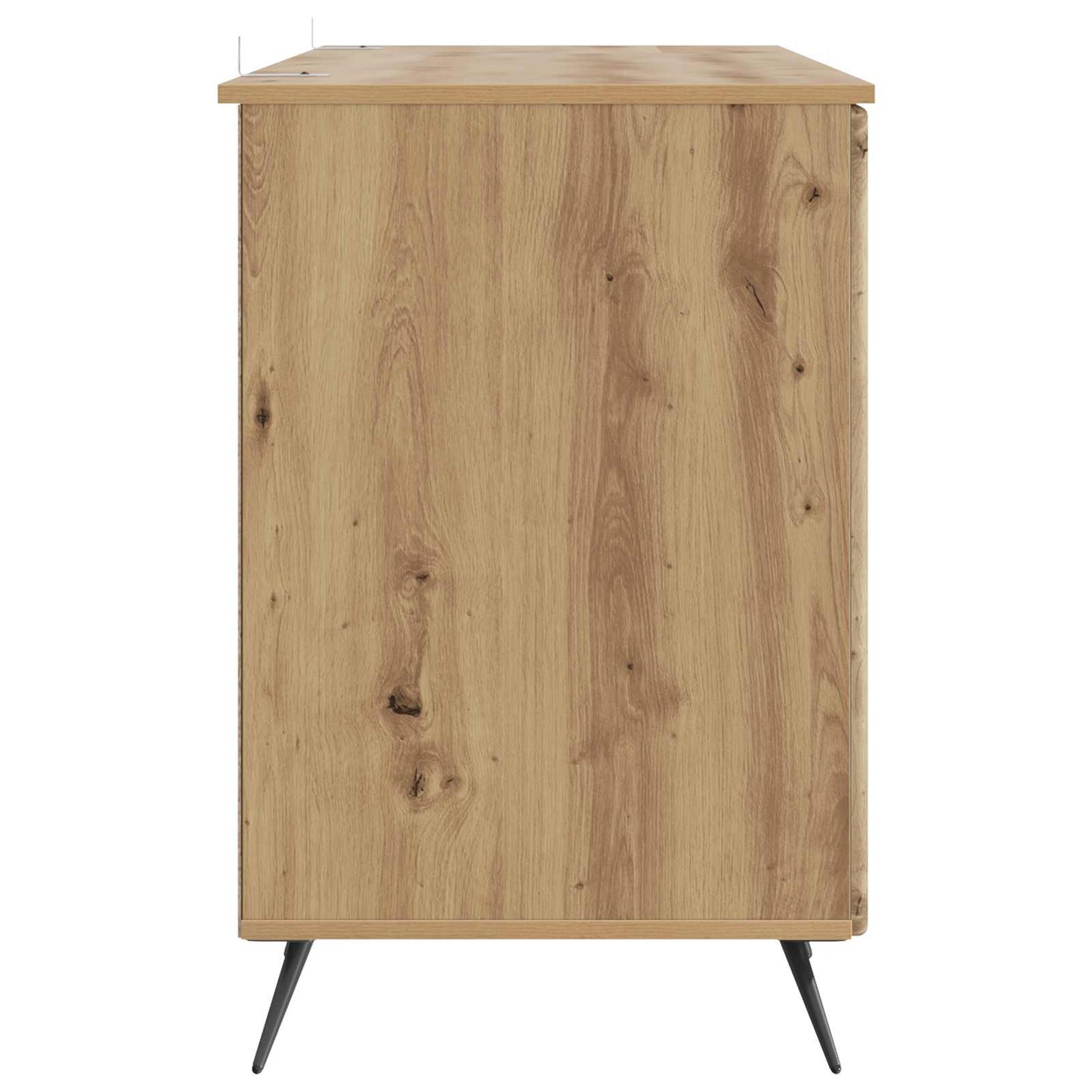 Desk with Shelf Artisan Oak 142.5 x 50 x 75 cm Engineered Wood